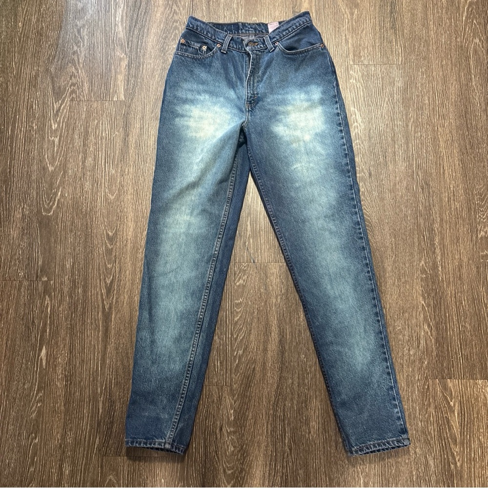Levi’s Vintage 90s 512 Slim Fit Tapered Leg Size 11 Long Made In USA (26x32) - Picture 3 of 8